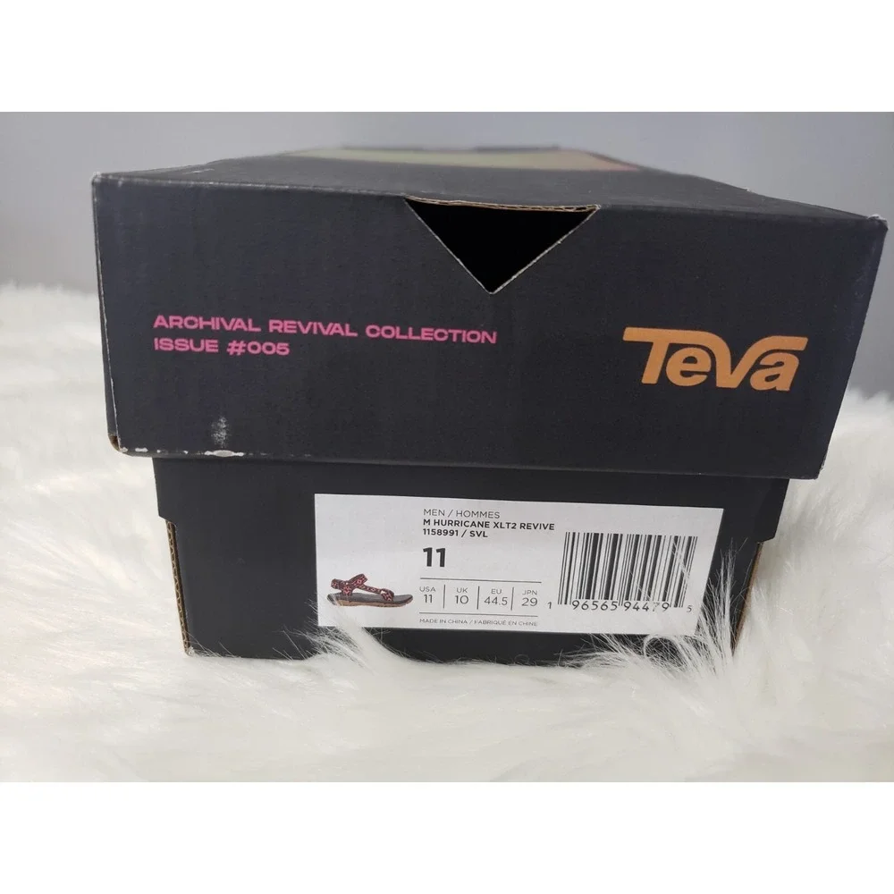 NEW SIZE 11 Teva Mens Hurricane XLT2 Revive 90s Archival Revival 005 Sandals Red